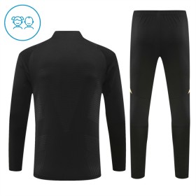 Real Madrid Barn Trainings Sweatshirt Quarter-Zip 2024-25 Svart